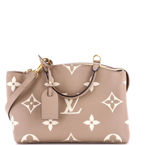 Louis Vuitton Petit Palais Handbag Bicolor Monogram Empreinte Giant