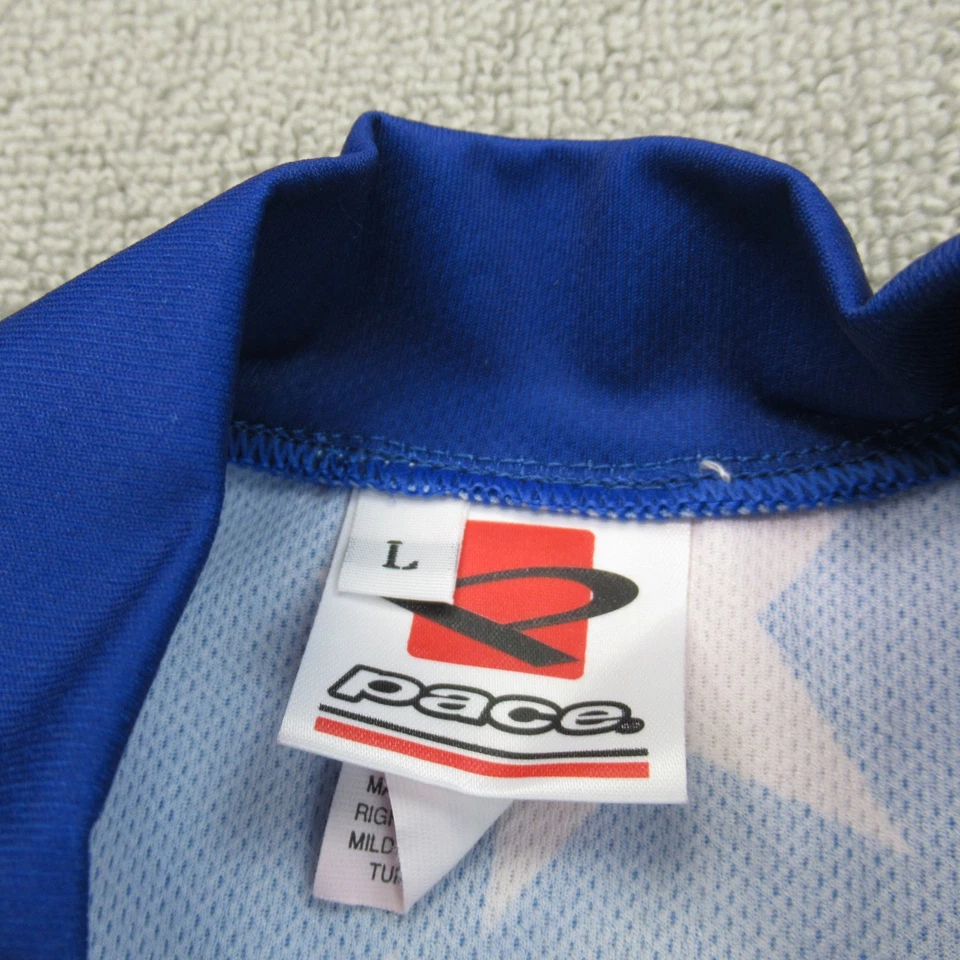 Lote De Colección De 2 Maillots De Ciclismo Para Hombre Grande Blanco Bicicleta Nueva York 2002 1/2 Cremallera Ritmo Foto 4 de 4