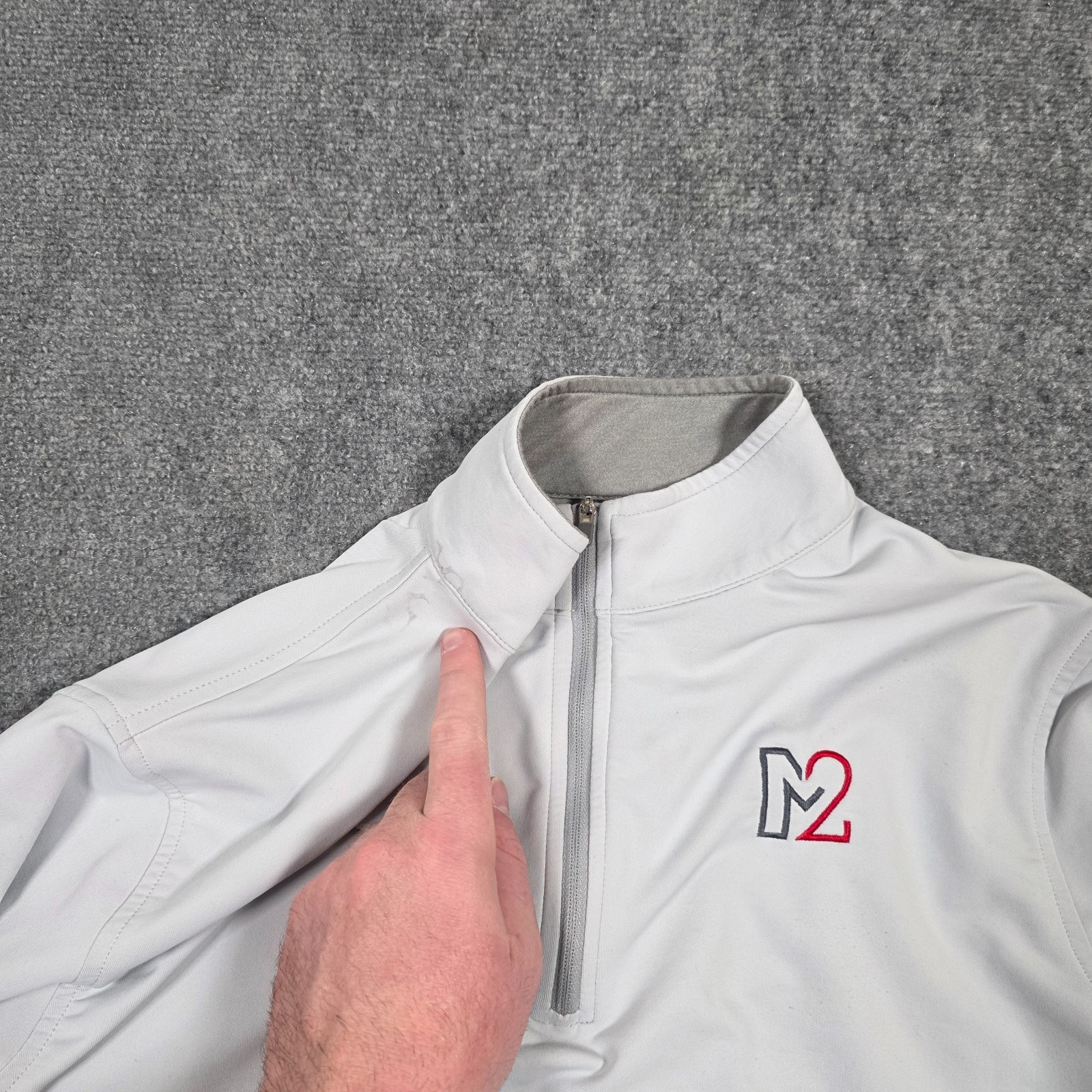 Peter Millar Perth Performance Pullover Mens M Gr… - image 5