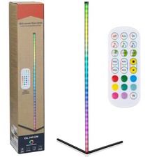 1.4m RGB LED Floor Light Corner Lamp Remote Control Colour Changing Music Sensor