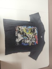 WWE Raw Superstars 2013 Youth L 14 Wrestling T-shirt Black Rock John Cena