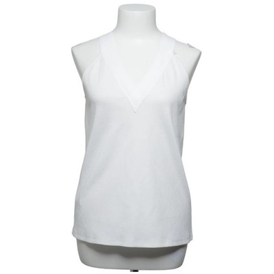 Massimo Dutti, Tank­top, Größe: L, Weiß, Elasthan/Viskose, Streifen #8zp