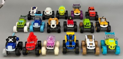 Blaze & The Monster Machines Diecast Monster Truck Toys Lot Of 17