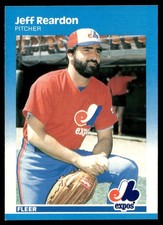 1987 Fleer Glossy Jeff Reardon Montreal Expos #329