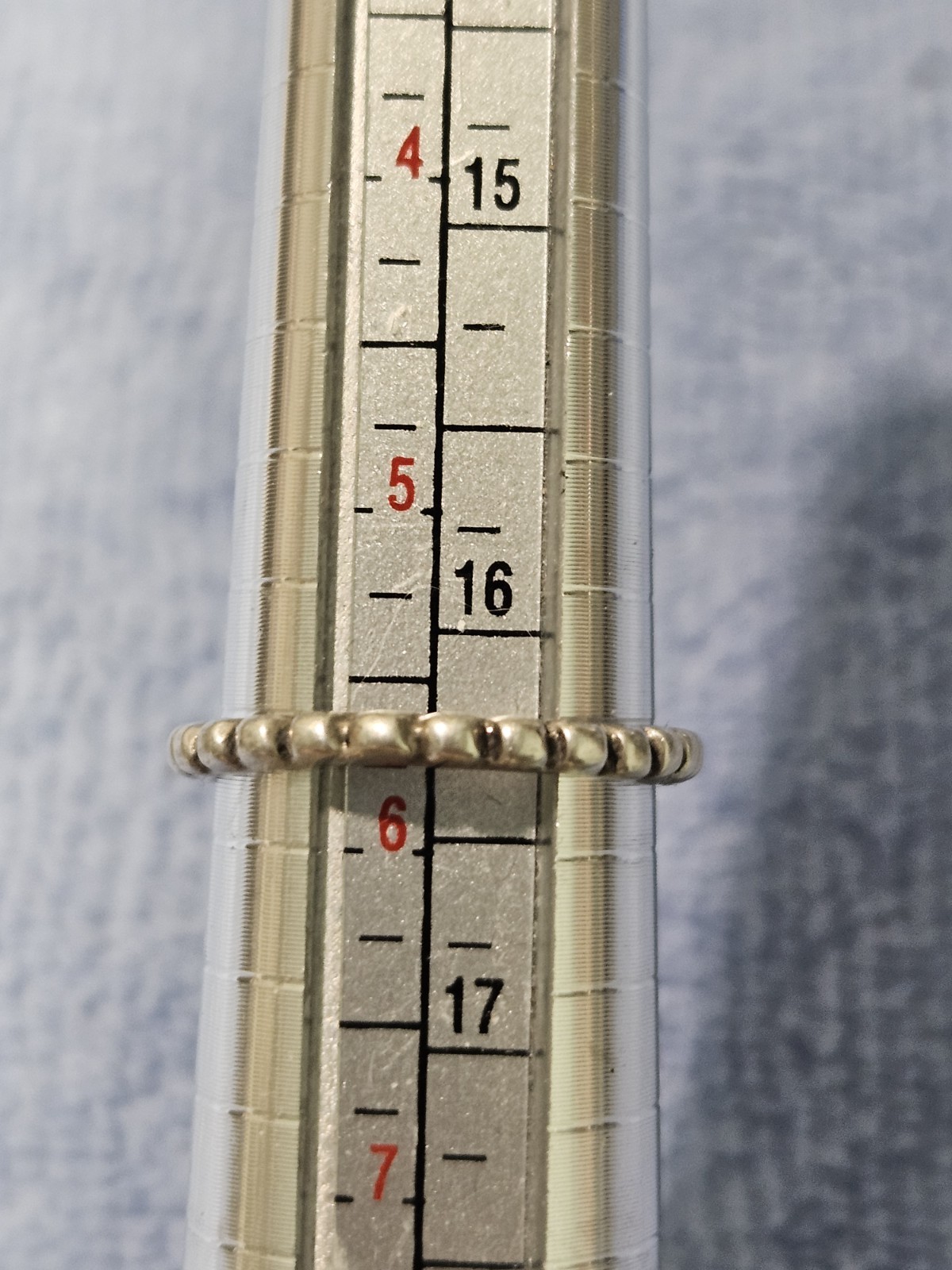 925 Sterling Silver Vintage Stackable Ribbed Band… - image 2