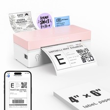 Rongta 4x6 Bluetooth Thermal Label Printer, Wireless Shipping Label Printers ...