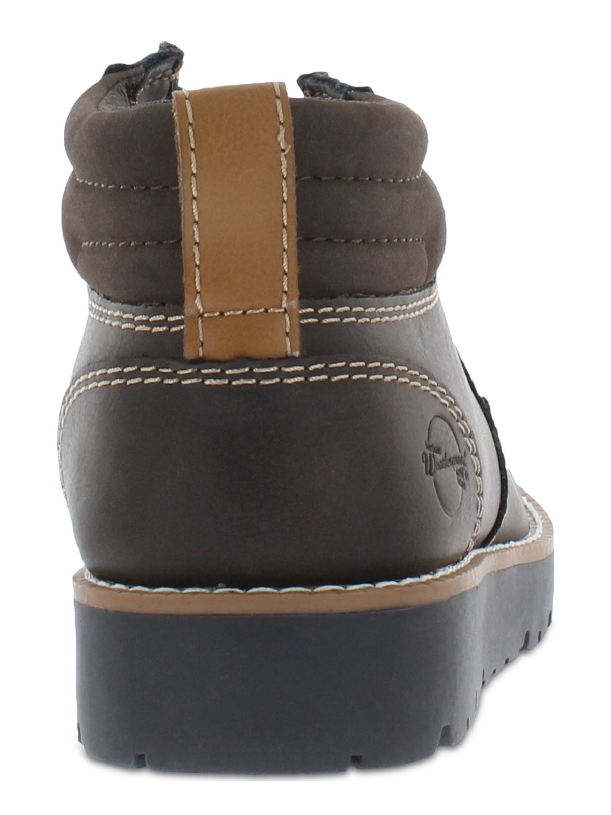 WEATHERPROOF VINTAGE Mens Brown Pull Tab Chester Toe Platform Chukka Boots 9 M