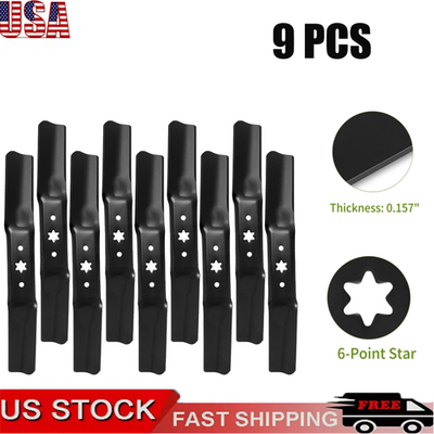 #ad 9 Blades fit Cub Cadet 942 05056A MTD 942 05056 RZT L54 RZT S54 MTD 742 05056A $58.02