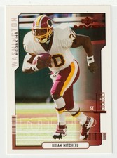 Brian Mitchell - Washington (NFL Football Card) 2000 UD MVP # 185 - Mint