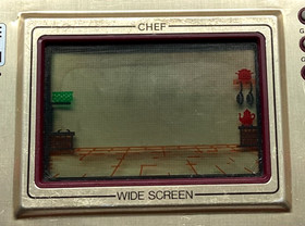 Vintage 1981 GAME & WATCH - CHEF FP-24 - LCD Game (Very Good Condition)