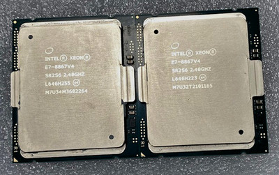 Lot of 2 Intel Xeon E7-8867v4 SR2S6 2.4GHz 18 Core Processor