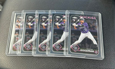 2024 Topps Chrome Hunter Goodman Rookie 5 Card Lot