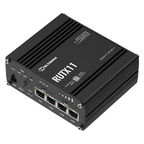 Teltonika RUTX11 Industrie 4G LTE Cat 6 Router 2 SIM Gigabit WiFi 5 > Camper