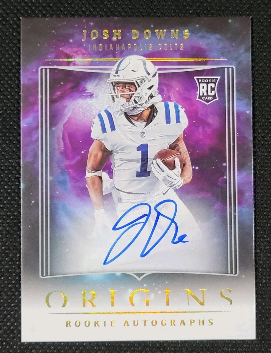 Josh Downs Panini Origins Rookie Autographs #RAJDO Base