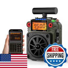 Raddy RF750 Plus AM FM SW Shortwave Radio with NOAA Alert, Portable Mini Radio w