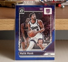 2024-25 Panini Donruss Optic - Malik Monk #17 Blue Velocity Prizm
