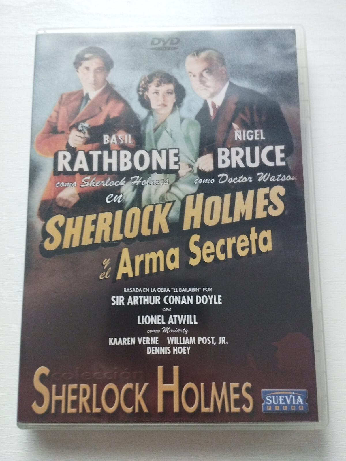 Sherlock Holmes Y El Arma Secreta Rathbone - DVD Español Inglés Región All Am