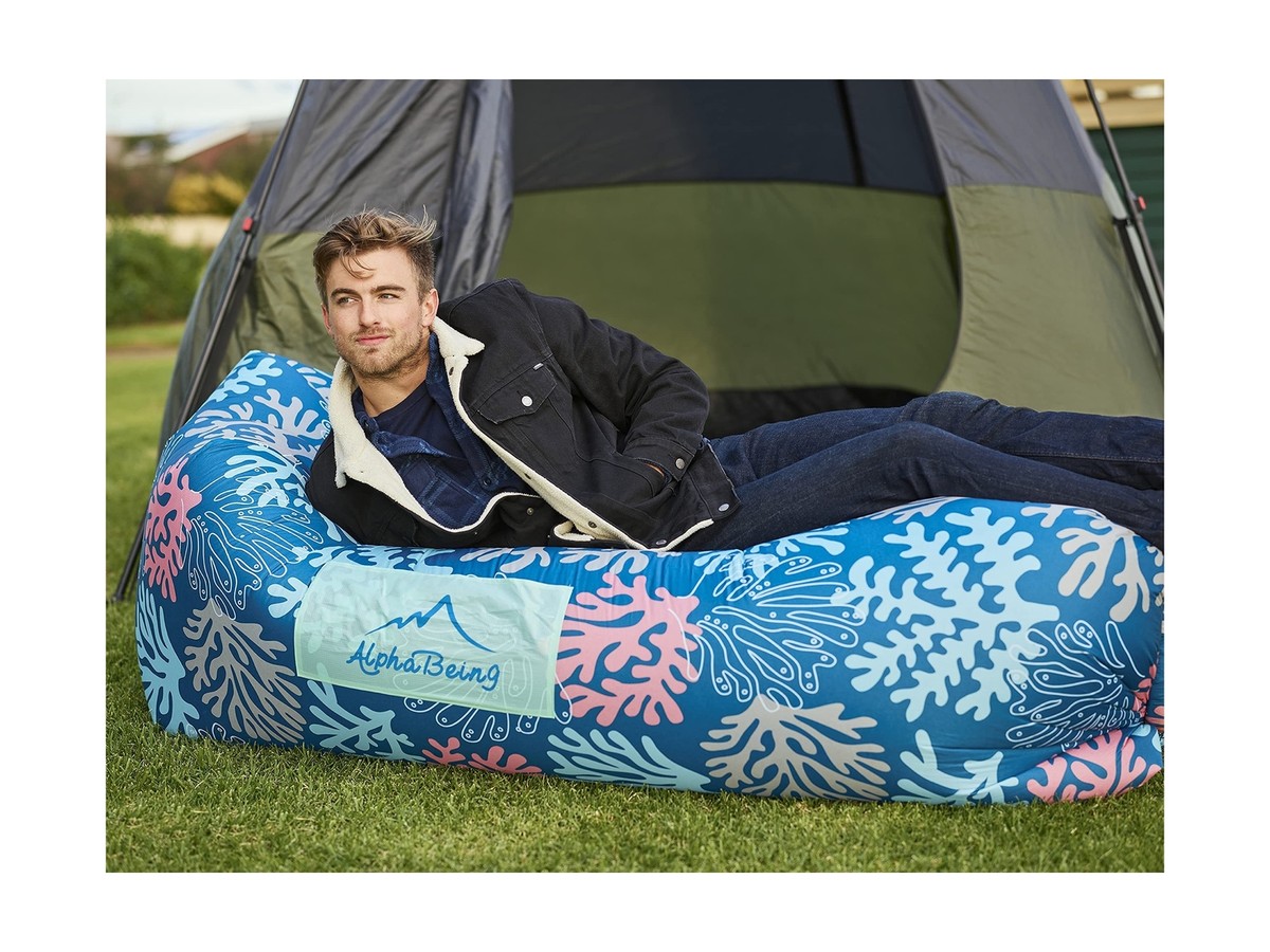 Alphabeing Fun Camp Air Lounger One-Key Automatic Air Sofa Beach