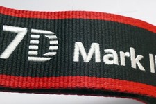 Canon EOS 7D Mark II Digital Camera Neck Shoulder Strap Black-Red - Genuine OEM