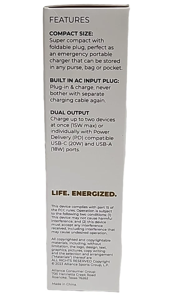 Halo Rapid Pack 5000AC 2 合 1 充电器及移动电源(可选颜色) — 第 2/4 张图片