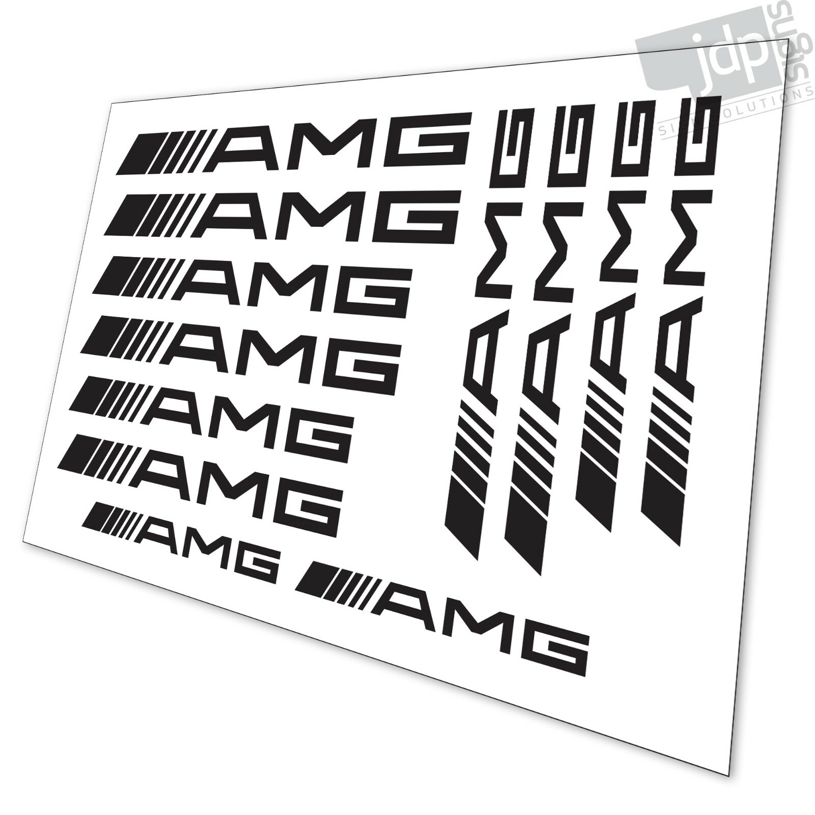 MERCEDES AMG Quality Brake Caliper Decals Stickers 6 SIZES 21