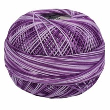 Lizbeth Egyptian Cotton Crochet Thread Size 40 Color 162 Purple Iris Fusion