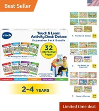Activity Desk 4-in-1 Pre-Kindergarten Expansion Pack Bundle for Age 2-4