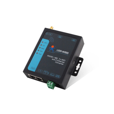 USR-W630 Industrial Serial to WIFI and Ethernet Converter Supports Two Ethernet