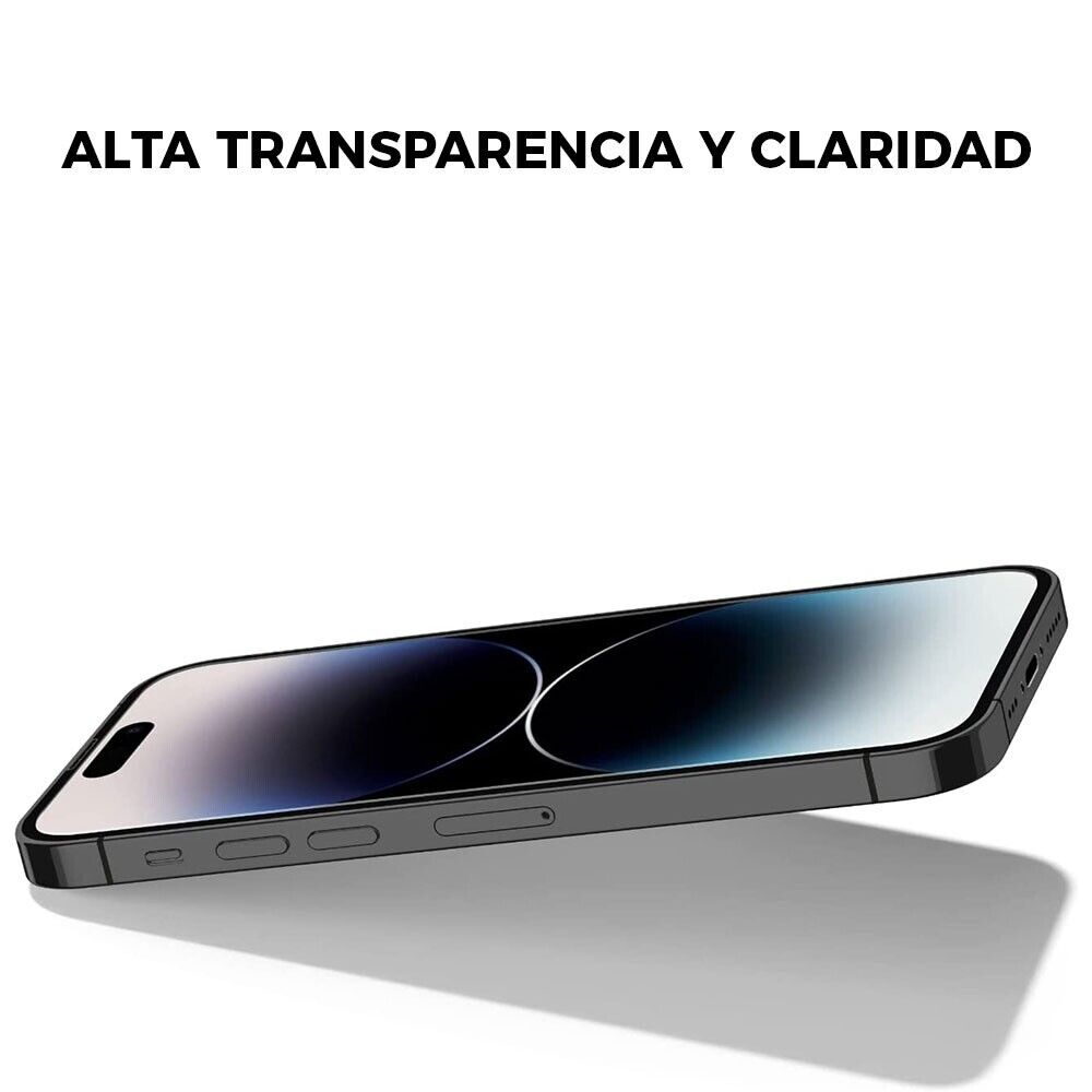 2X Protector Pantalla Para Iphone 14 Pro Max Plus Cristal Templado 3D