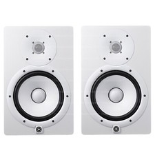 2 x Yamaha HS8 W Powered Professional Studio Monitor Speaker WHITE Pair 
