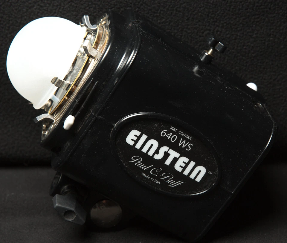 Paul C Buff Einstein E640 Flash 640WS only 213 flashes, Complete kit, FREE SHIP! - Image 2 of 4