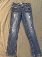 Mudd Girls Blue Denim Jeans Distressed Size 12