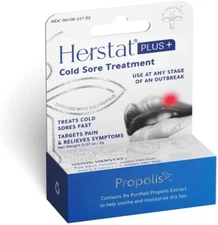 + Cold Sore Treatment 2G with 3% Propolis - Fast Acting Cold Sore & Fever Bliste