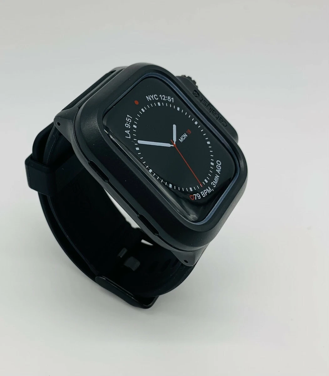 Catalyst Protective Waterproof Case for Apple Watch 44mm Stealth Black VG