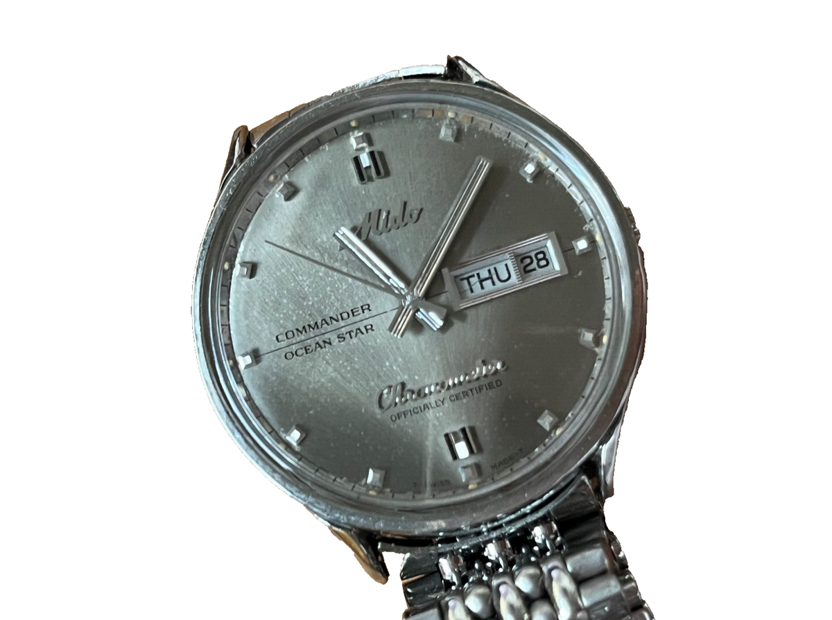 Vintage Mido Commander Ocean Star Day-Date Automatic Chronomther