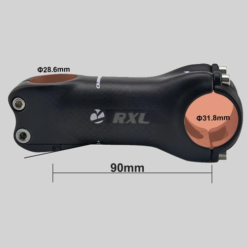 Carbon Mountain Road Bike Stems 6/17 Degrees 70-130mm 31.8mm Bicycle Stems - Picture 27 of 38