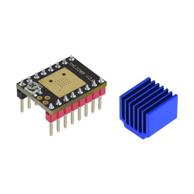 TMC2209 V2.0 Stepper Motor Driver UART Ultra Silent Stepsticks with Heatsink Up