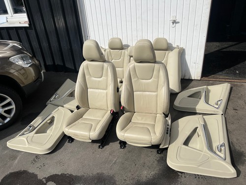 Sitze Ledersitze Lederausstattung Beige Leder Volvo S60 II 10-18 Sitzheizung