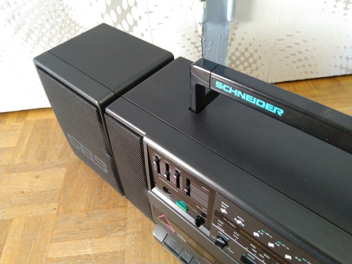 ANCIEN RADIO CASSETTE SCHNEIDER : BOOMBOX GHETTOBLASTER