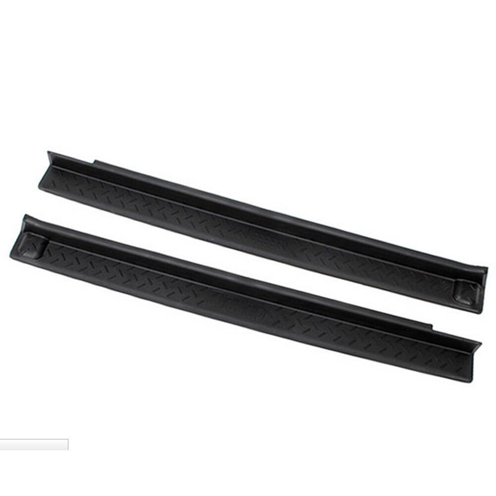 Hooke Road TJ Door Sill Entry Guard Scuff Plate In Black Compatible