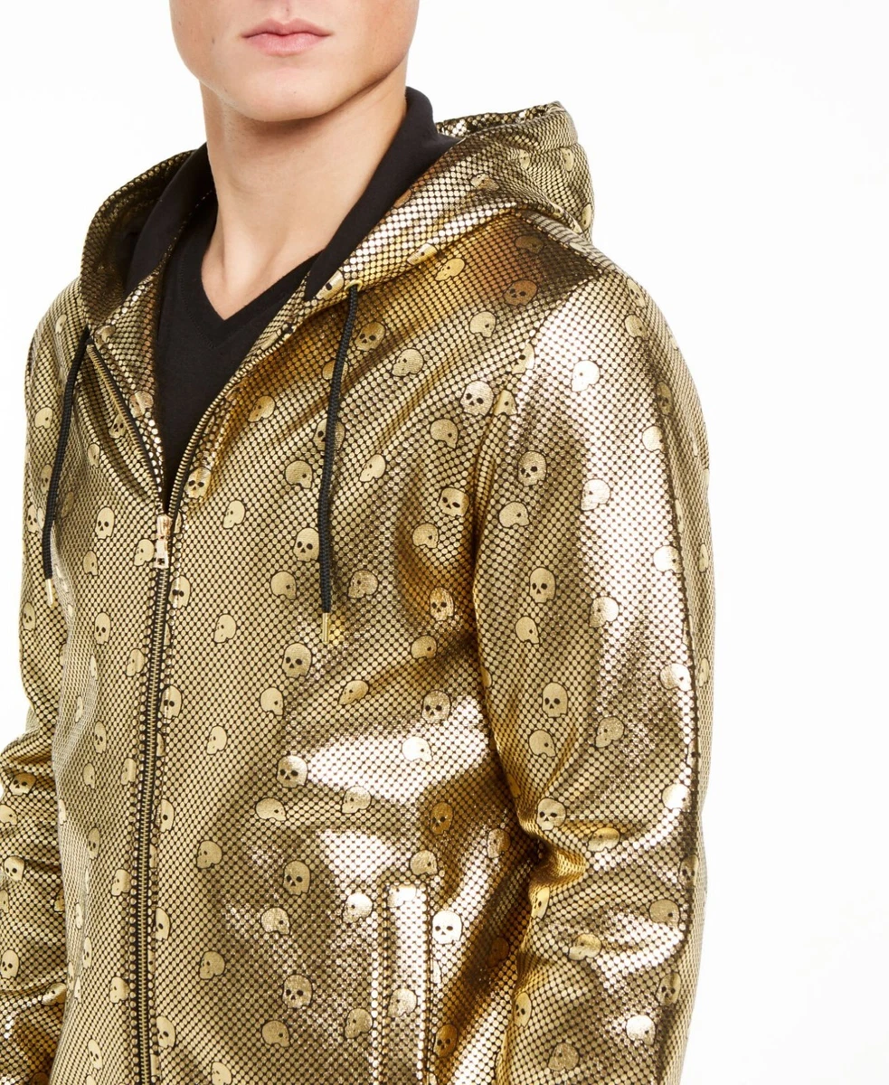 Gold hoodie men sales