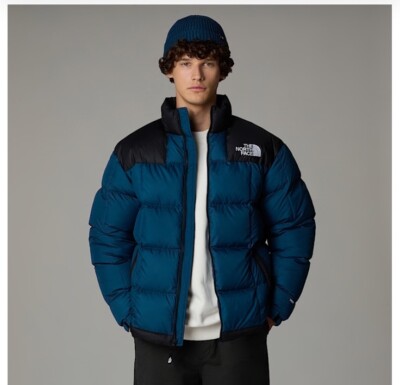 The North Face Lhotse 700 Down Jacket Teal Blue/Black Men’s Size XL  original UK