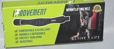 Weight Lifting Belt Training Gym Fitness Bodybuilding Black SMALL