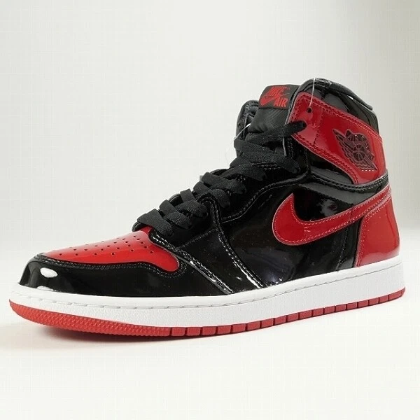 NIKE AIR JORDAN 1 RETRO HIGH OG 555088 063 Sneakers Black Red Size