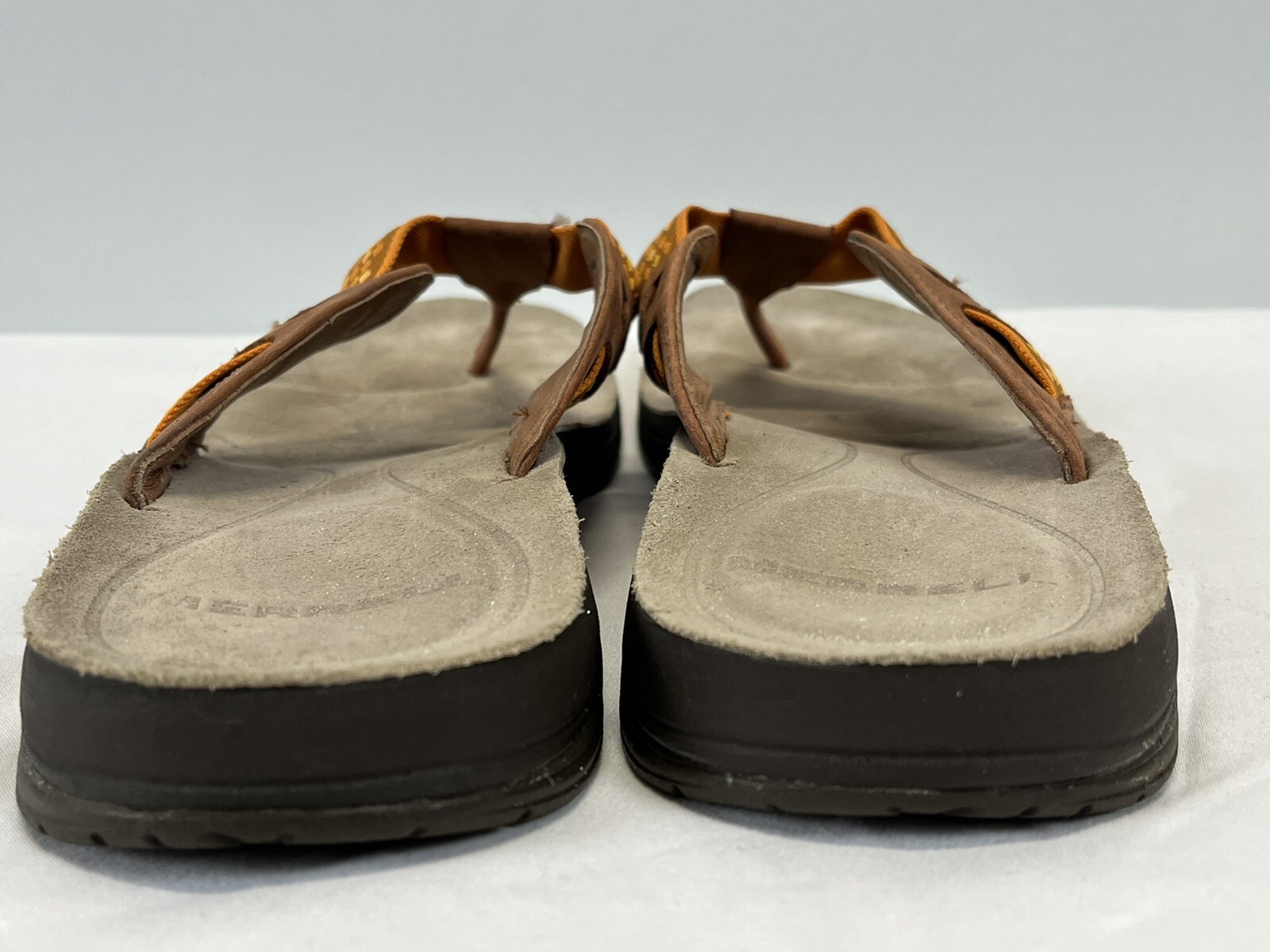 Scarpe infradito infradito donna Merrell Rosarito arancione taglia 9 ottime condizioni