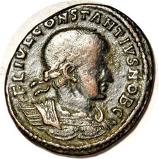 Roman-Syria, Antioch Constantius, 324-337 AD 1.9g AE  K14705
