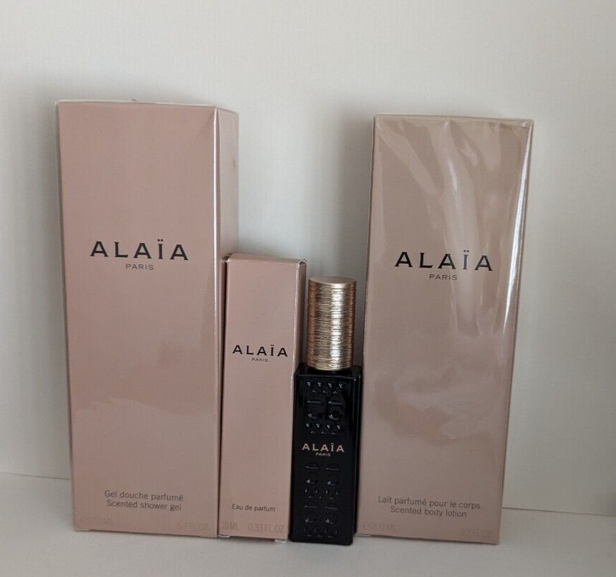 Alaia Scented Shower Gel, Body Lotion and EDP