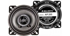 NEW MAJESTIC Altoparlanti 10cm 2 vie Casse Auto picco 100W Nero - AP 205