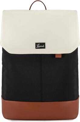 Damen Rucksack 15,6 Zoll Laptop Wasserdicht Elegant Schwarz