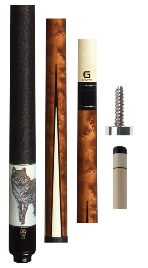 McDermott G422 Cue 12.75mm G-Core - Birdseye Maple - Free 1x1 Case